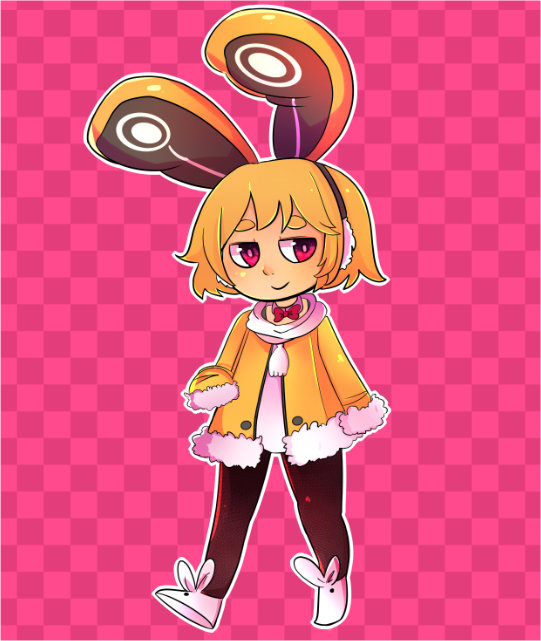 Full-body digital art of Usalia from Disagaea 5.
