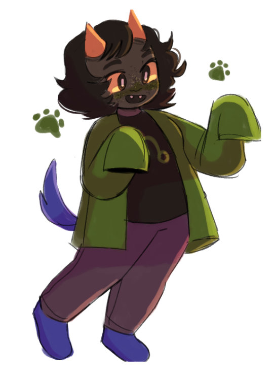 Full-body art of Nepeta.
