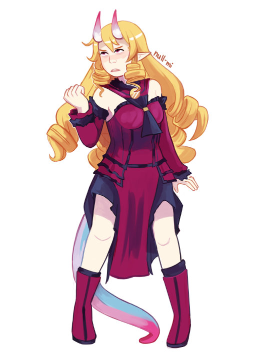 Full-body art of Stella from Disgaea 3.